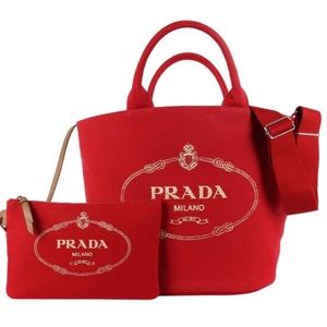 Prada Fabric Milano Tote Bag